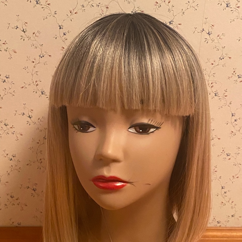 Wig blonde n black